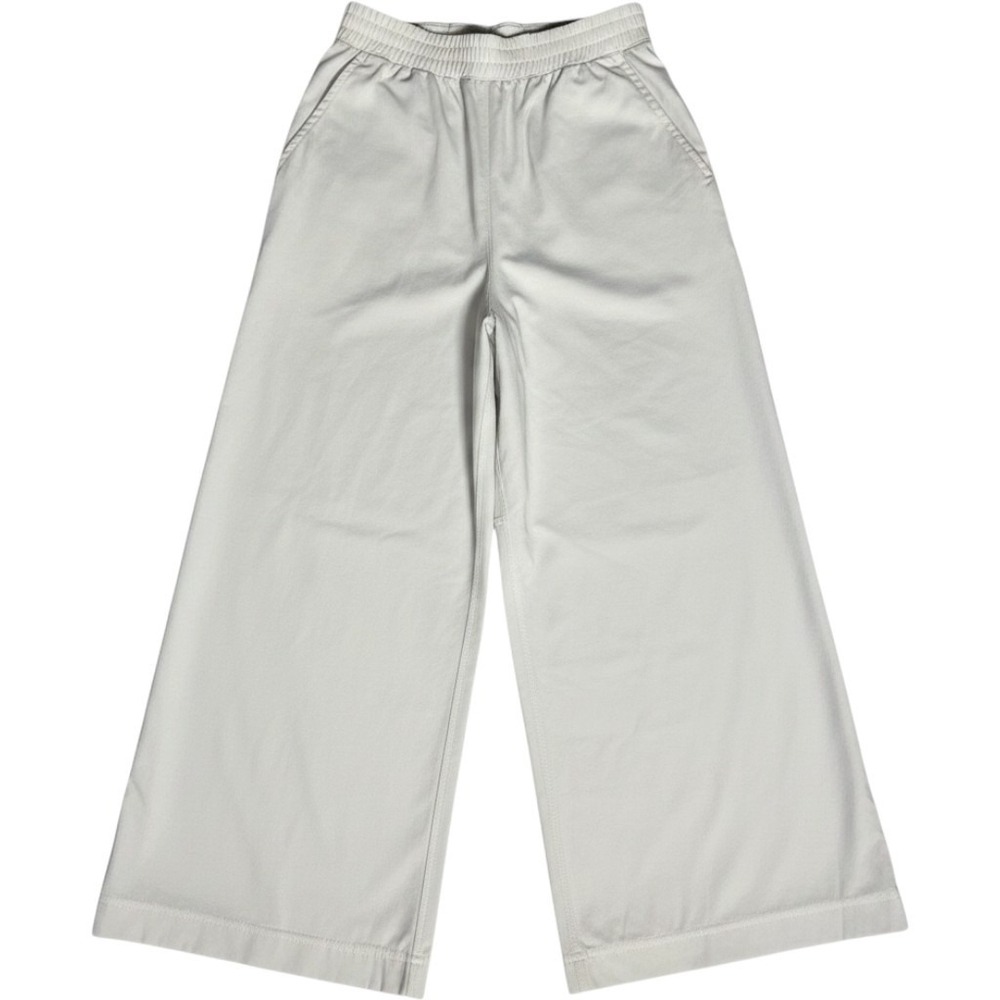 Lululemon Align Wide Leg Crop Pant Size 6 Cream Athleisure Clean Girl Sporty EUC